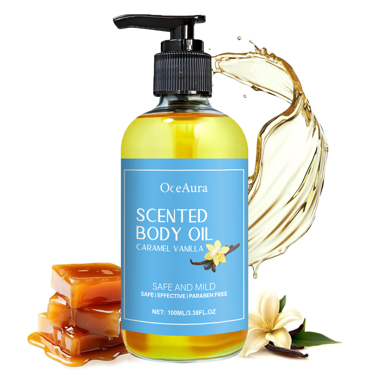Luxury Skincare Aesthetic - زيت تدليك الجسم السحري الفاخر من