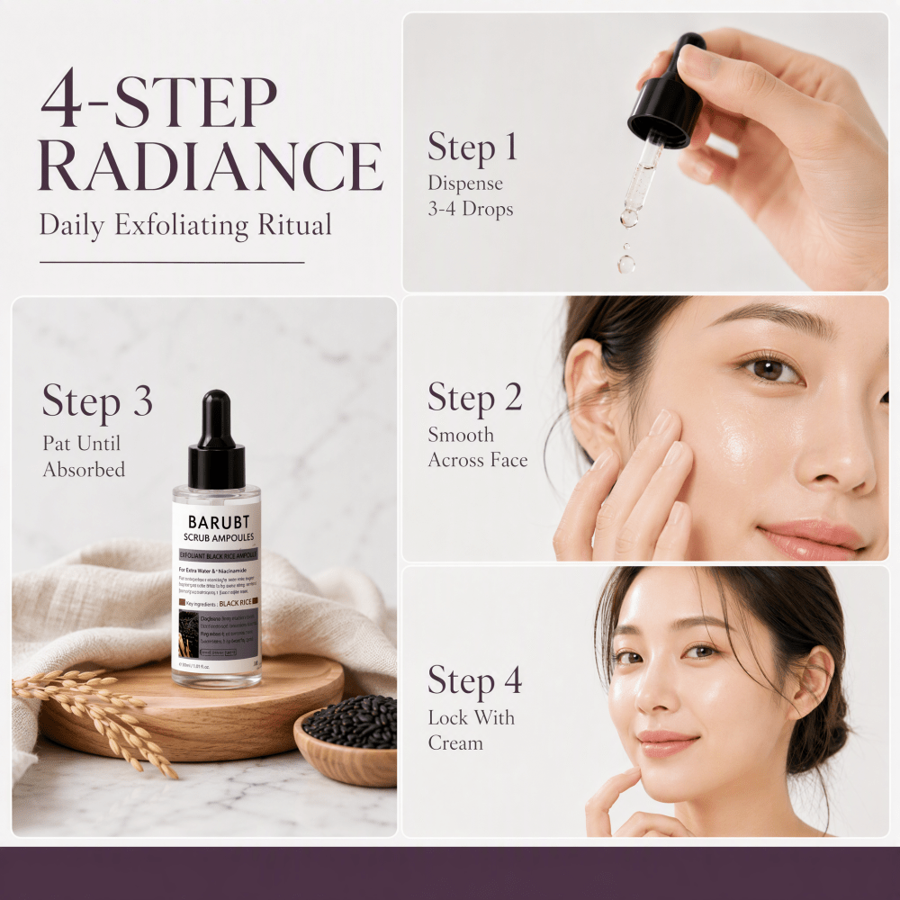 أمبولة الأرز الأسود المقشرة 80 - مراجعة Luxury Skincare Gifts وسعره