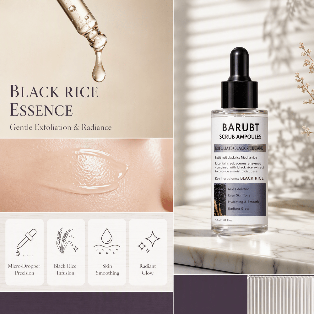 أمبولة الأرز الأسود المقشرة 80 - مراجعة Luxury Skincare Gifts وسعره